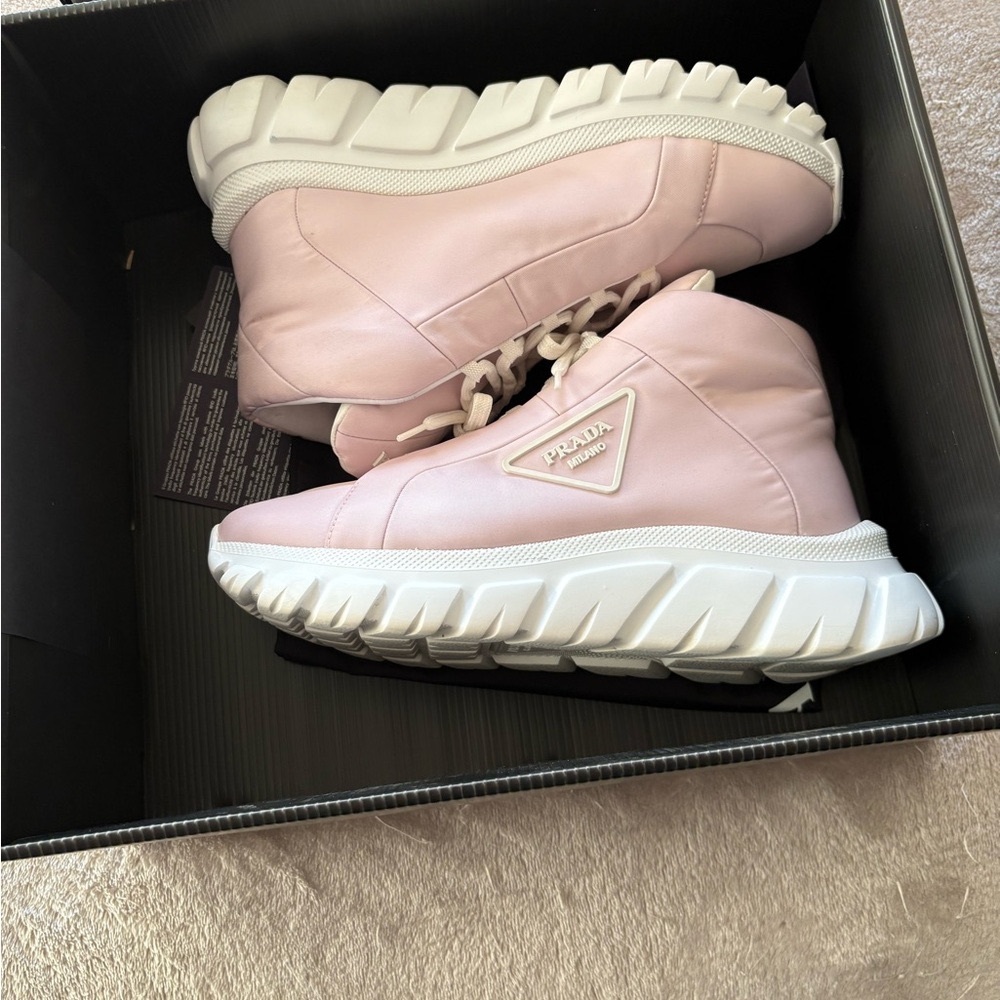 Prada Pink Sneakers Size 7.5